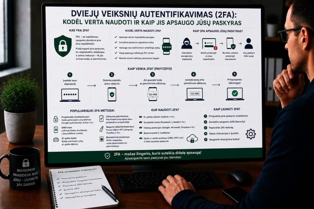 Dviejų veiksnių autentifikavimas