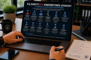 Ką daryti po kibernetinės atakos
