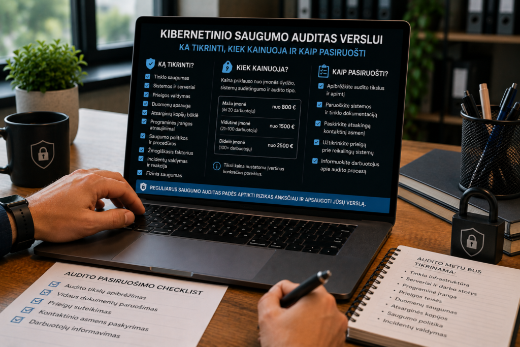 Kibernetinio saugumo auditas verslui