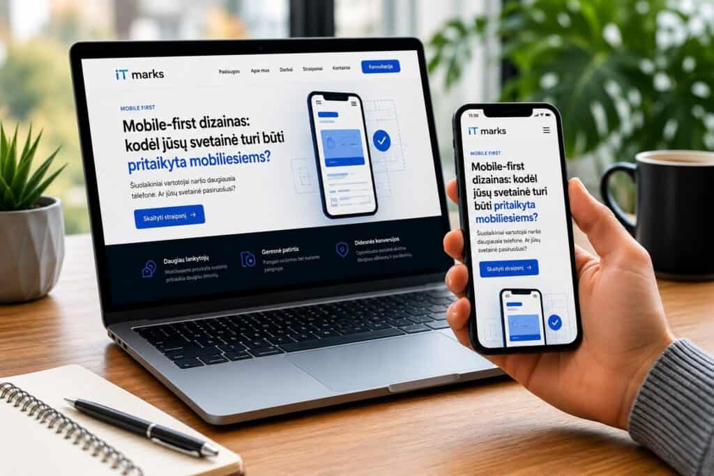 Mobile-First Dizainas